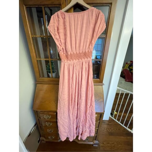 Free People - Devon Maxi Dress Rose size XSmall - Picture 6 of 8